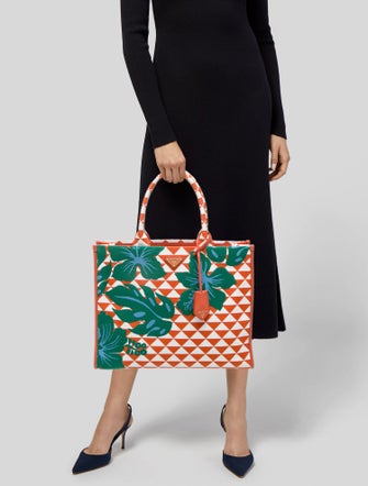 Prada Enameled Metal Triangle Symbole Large