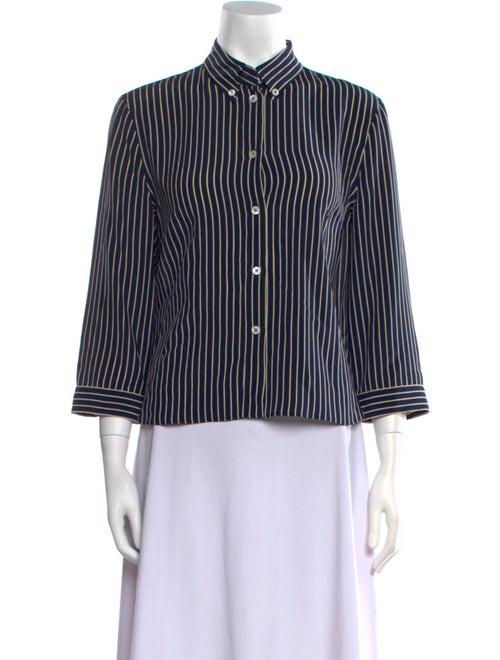 Prada 2024 Silk Button-Up Top