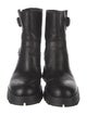 Prada Leather Moto Boots