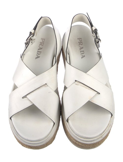 Prada Leather Espadrilles