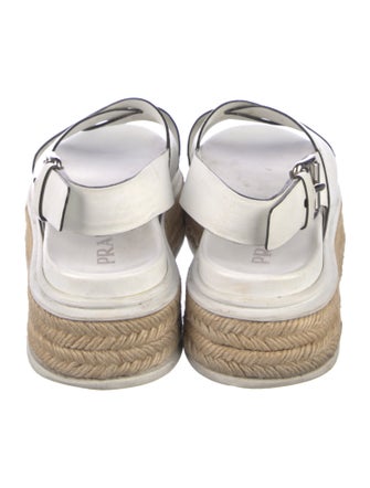 Prada Leather Espadrilles