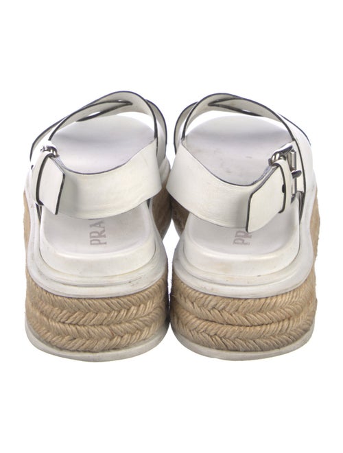 Prada Leather Espadrilles