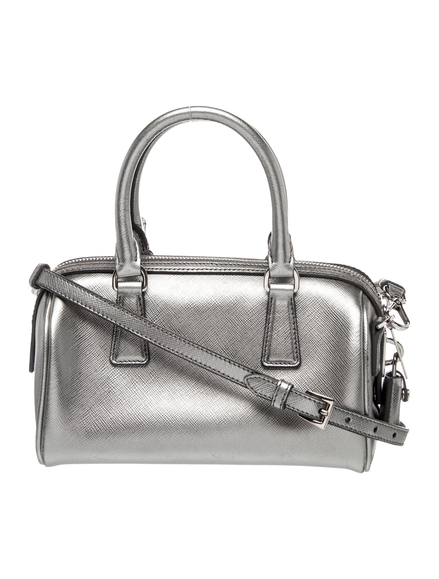 Prada Saffiano Leather Saffiano Lux Bauletto Small
