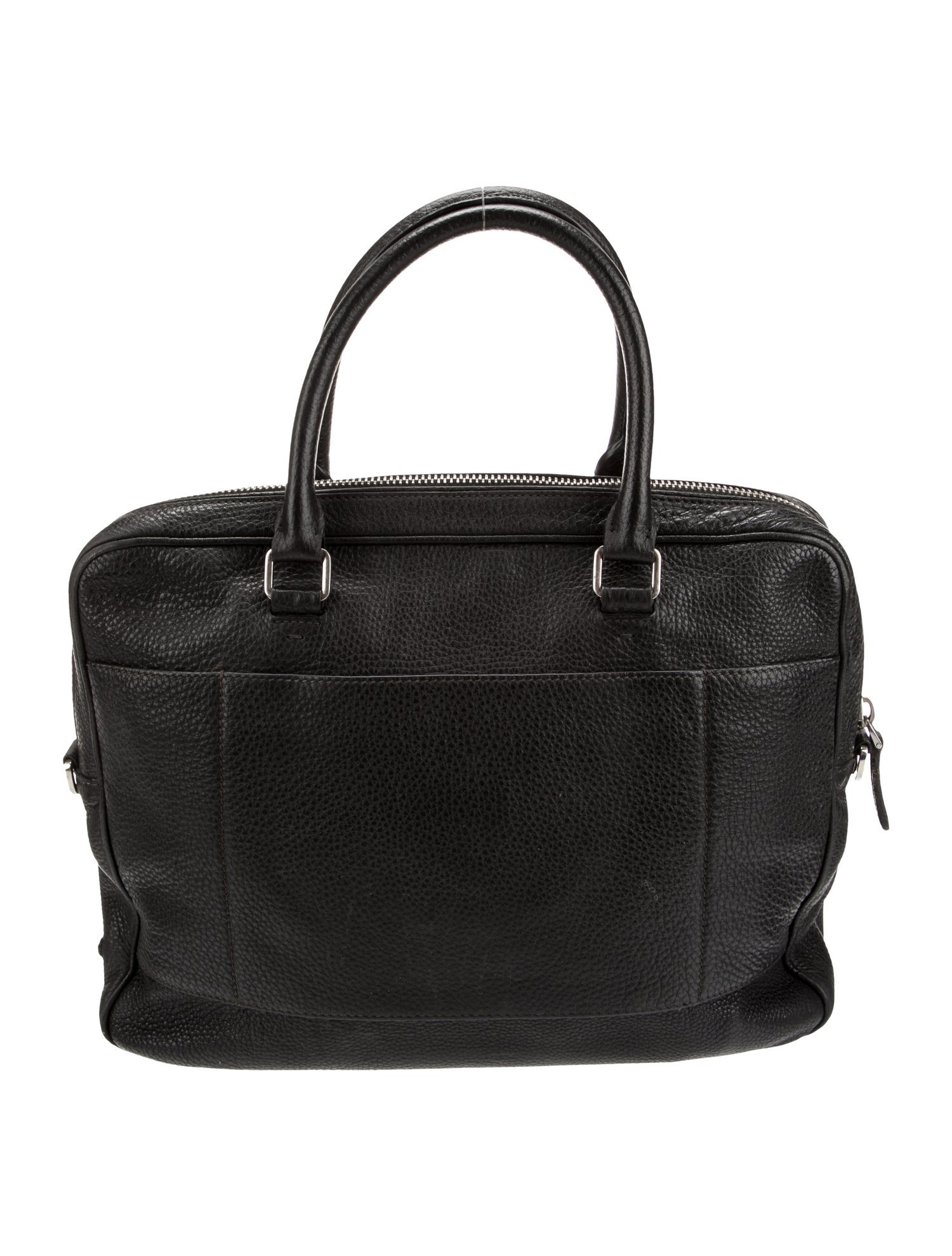 Prada Leather Top Handle Bag