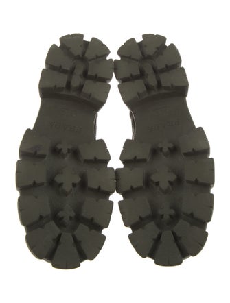 Prada Leather Lace-Up Boots