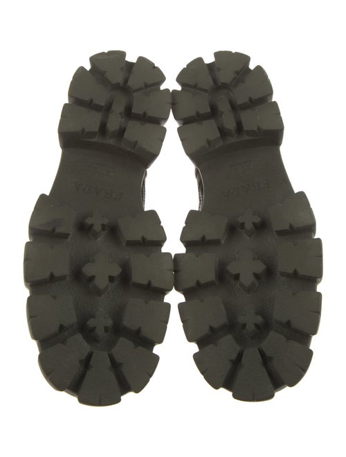 Prada Leather Lace-Up Boots