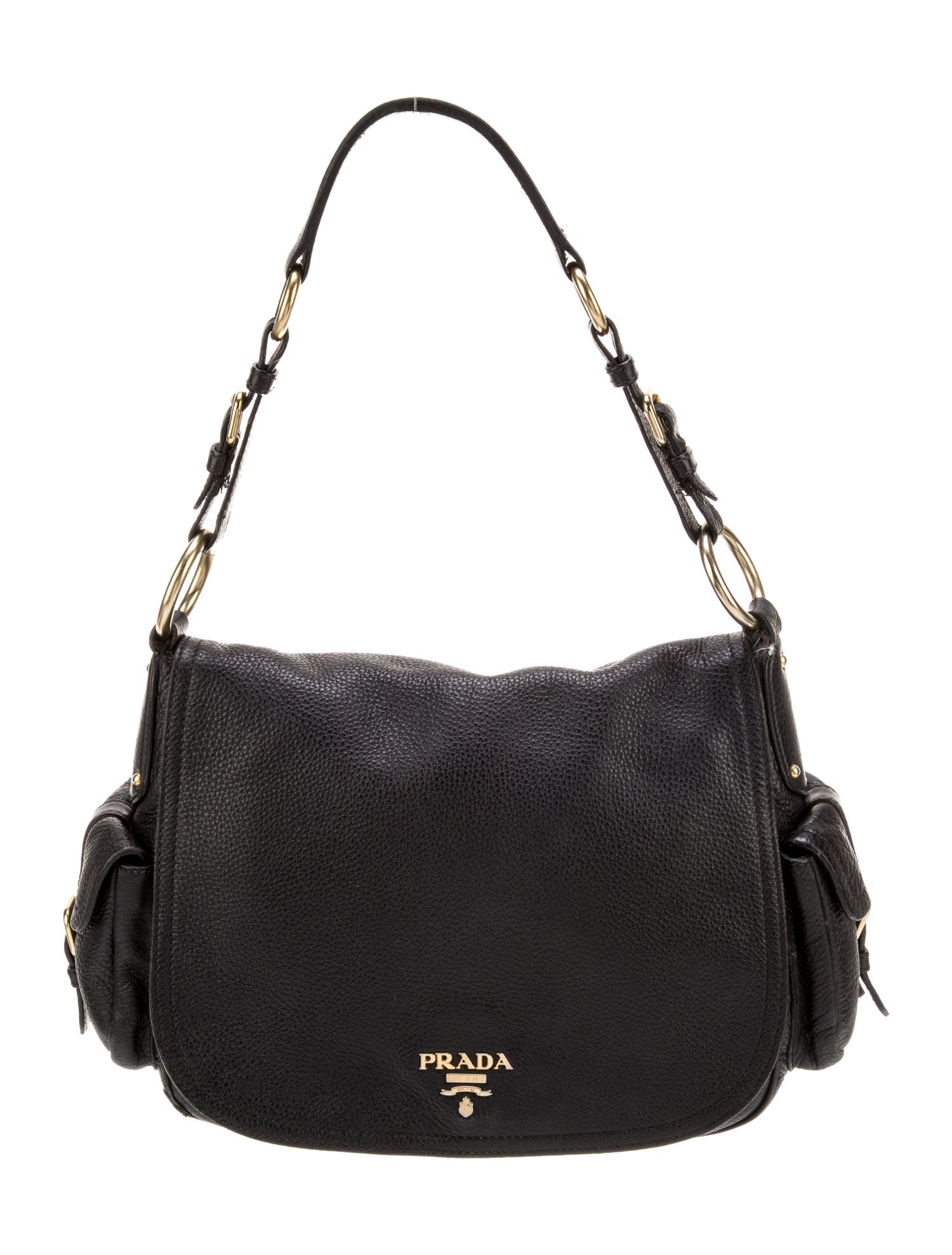 Prada Vitello Daino Leather Shoulder Bag