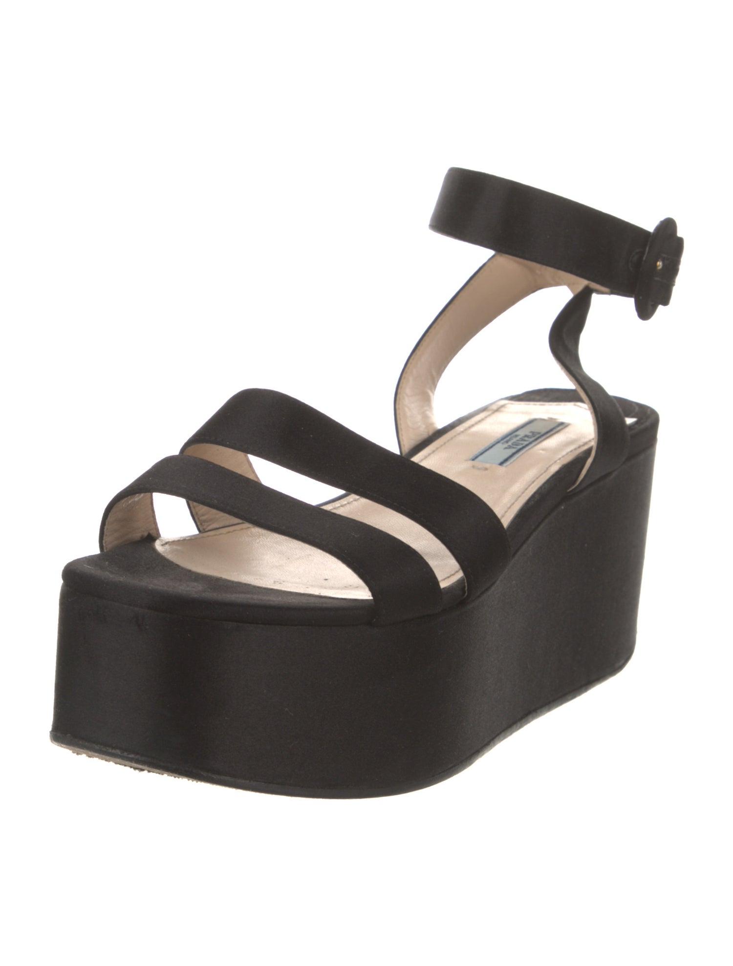 Prada Satin Sandals