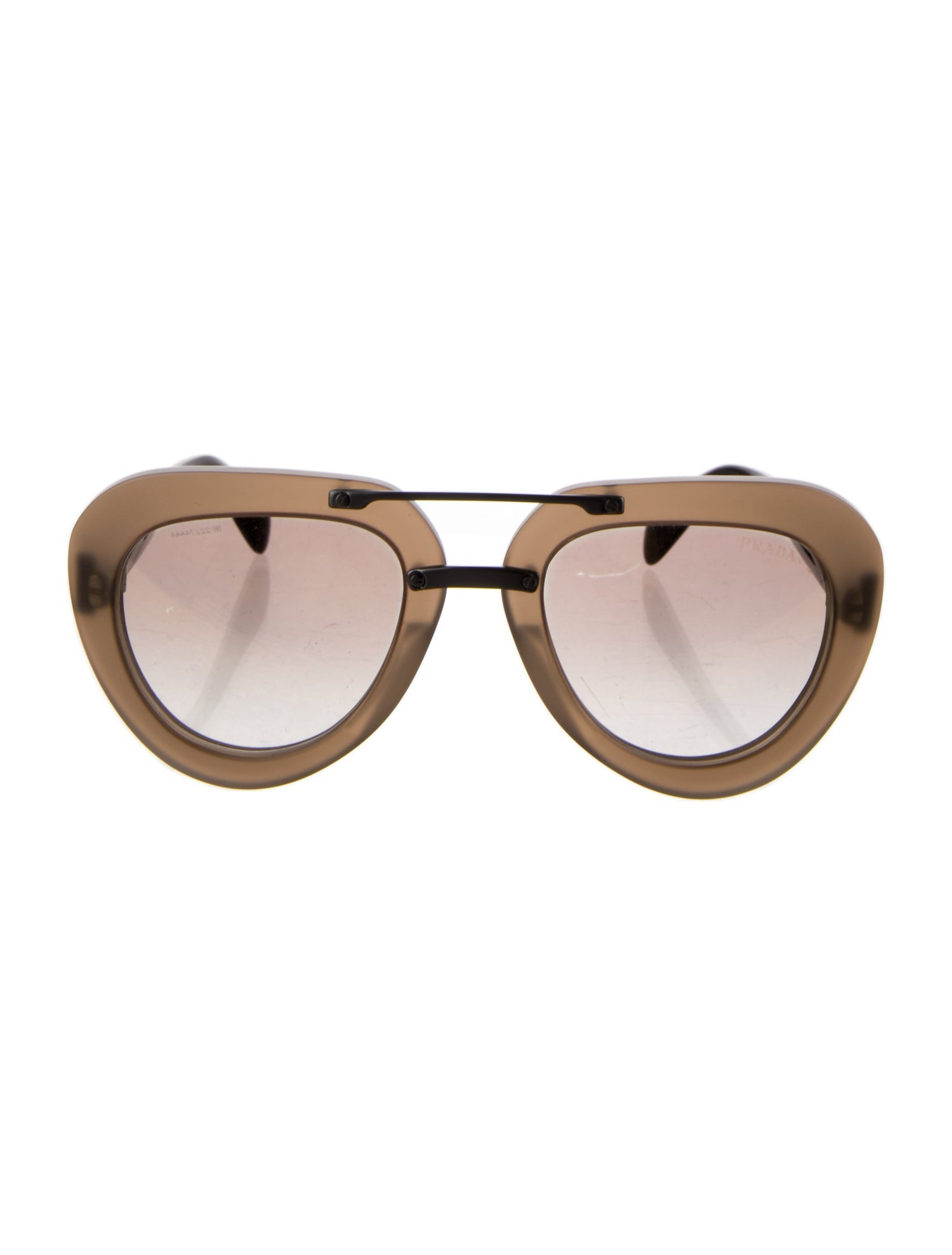 Prada Aviator Gradient Sunglasses
