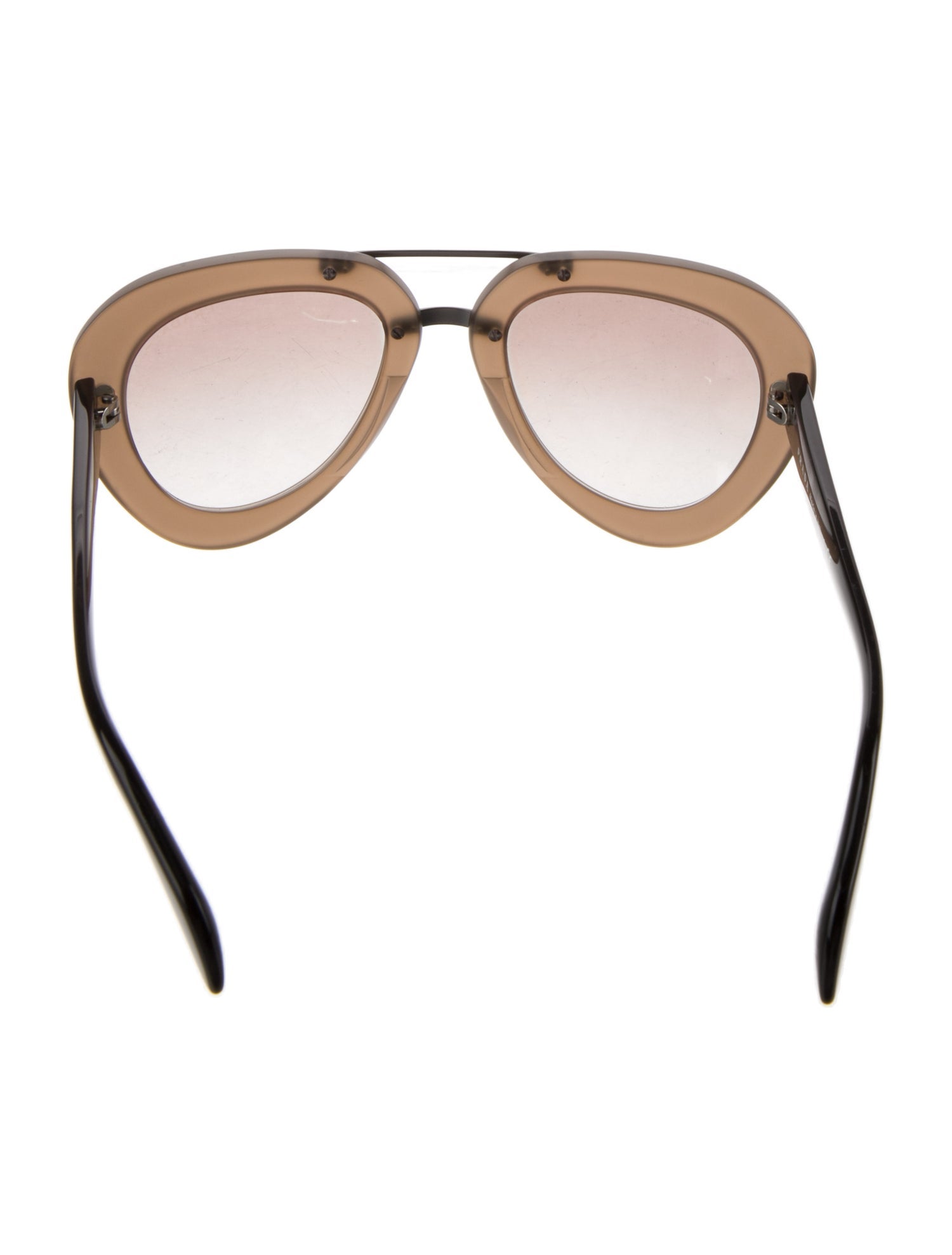 Prada Aviator Gradient Sunglasses