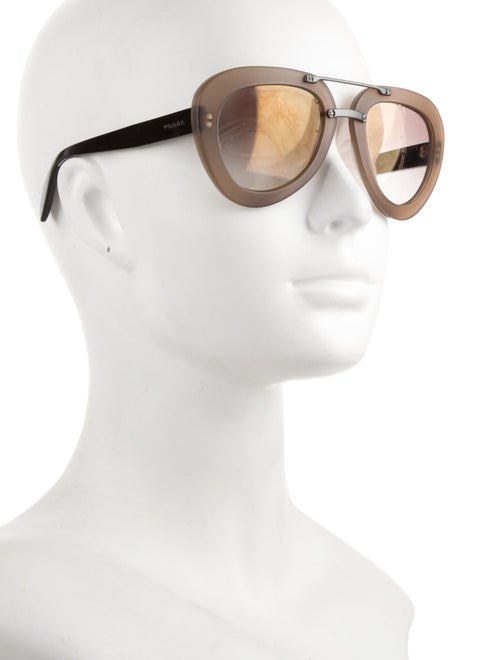 Prada Aviator Gradient Sunglasses