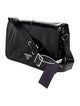 Prada Enameled Metal Triangle Shoulder Bag
