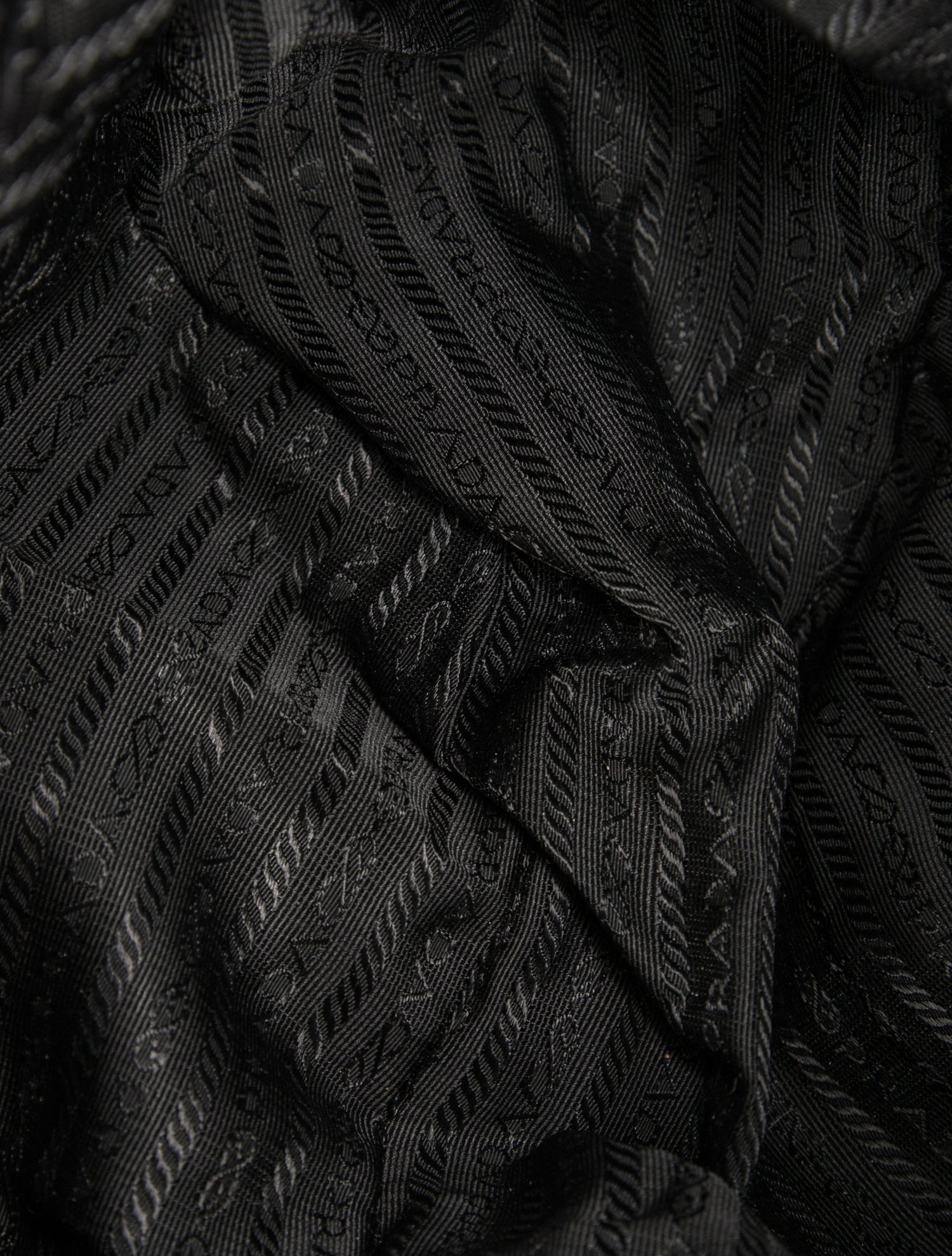 Prada Enameled Metal Triangle Messenger Bag