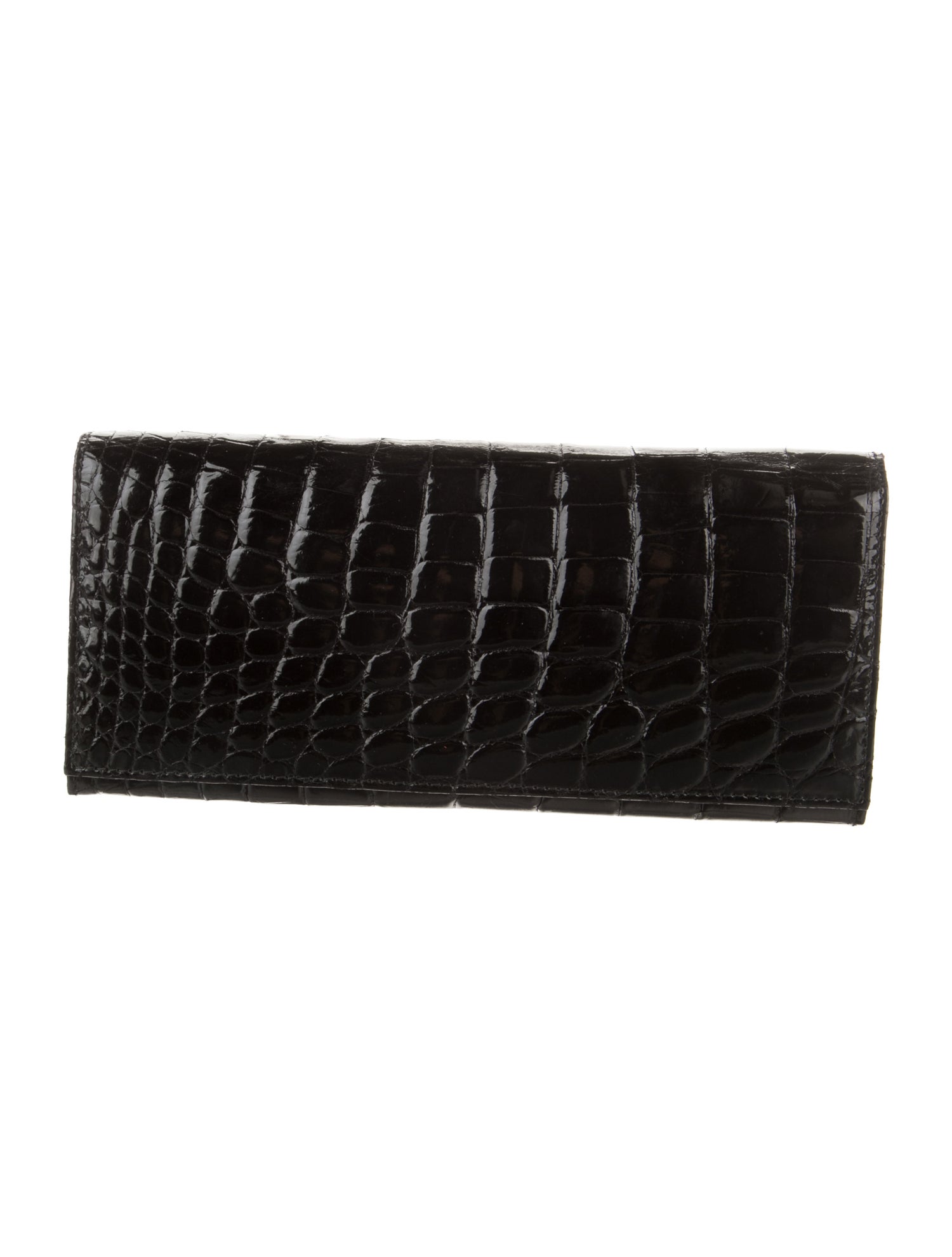 Prada Crocodile Continental Wallet