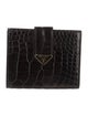 Prada Crocodile French Purse