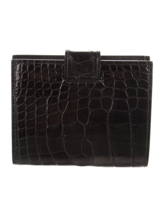 Prada Crocodile French Purse