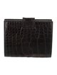 Prada Crocodile French Purse