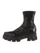 Prada Patent Leather Combat Boots
