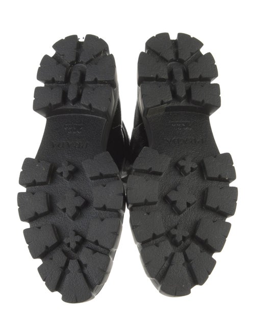 Prada Patent Leather Combat Boots