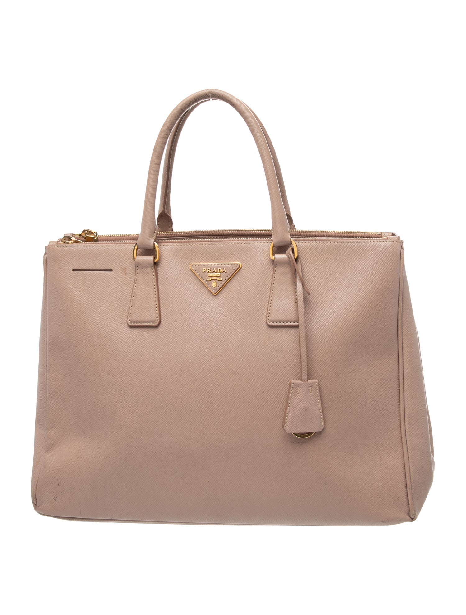 Prada Saffiano Leather Galleria Double Zip Large