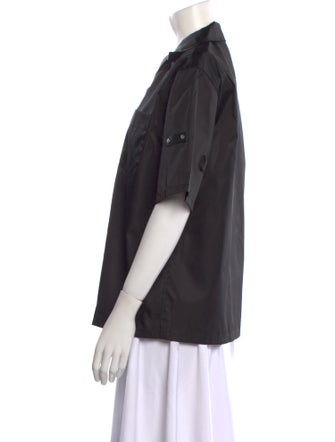 Prada 2020 Re-Nylon Button-Up Top