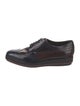Prada Leather Lasercut Accents Oxfords
