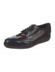 Prada Leather Lasercut Accents Oxfords