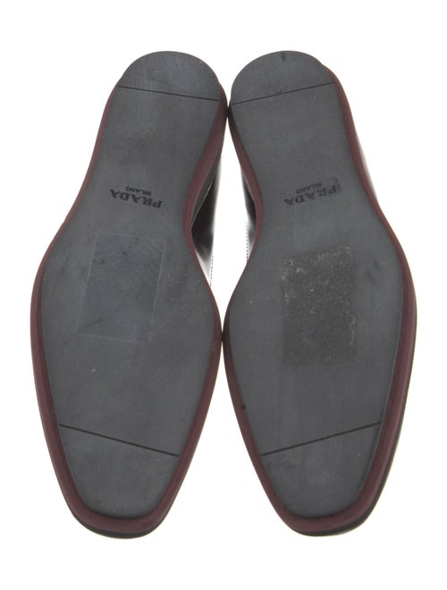 Prada Leather Lasercut Accents Oxfords