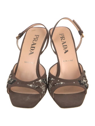 Prada Slingback Sandals