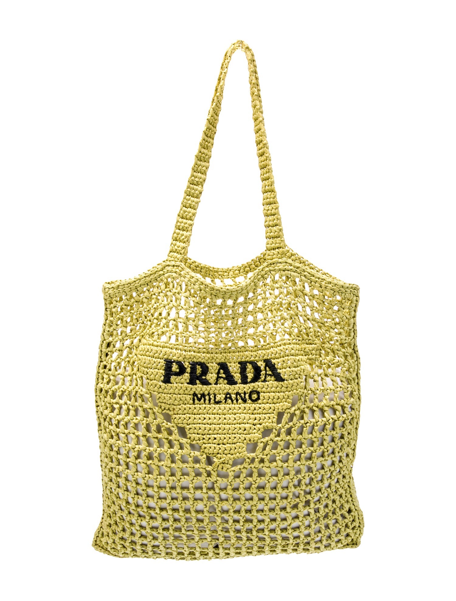 Prada Raffia Tote