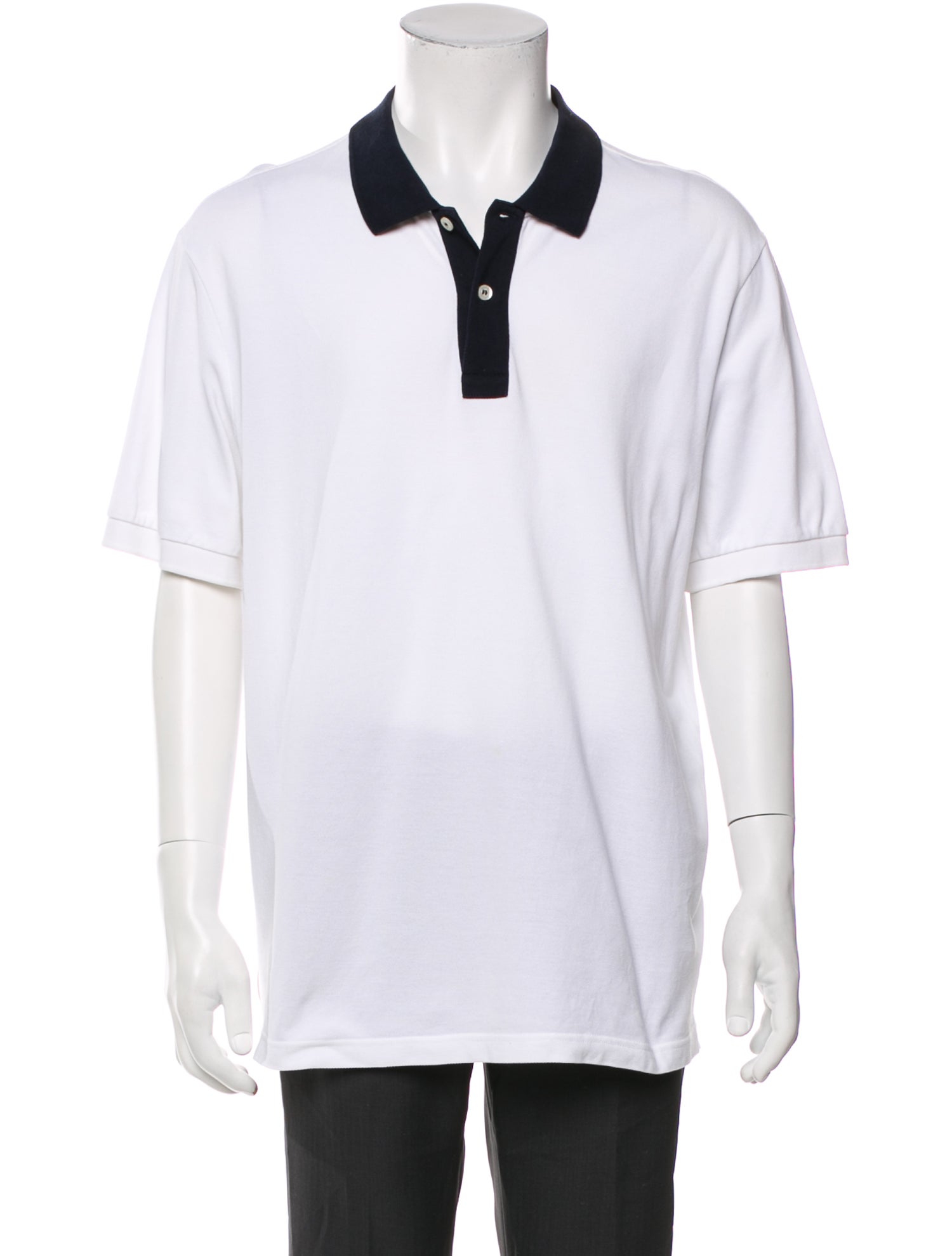 Prada Sport 2013 Colorblock Pattern Polo Shirt