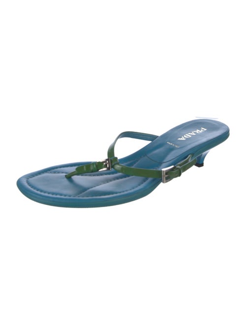 Prada Leather Flip Flops