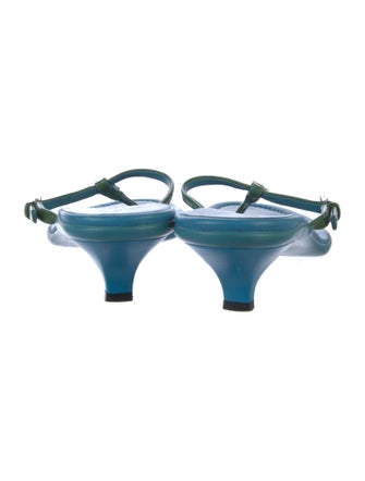 Prada Leather Flip Flops