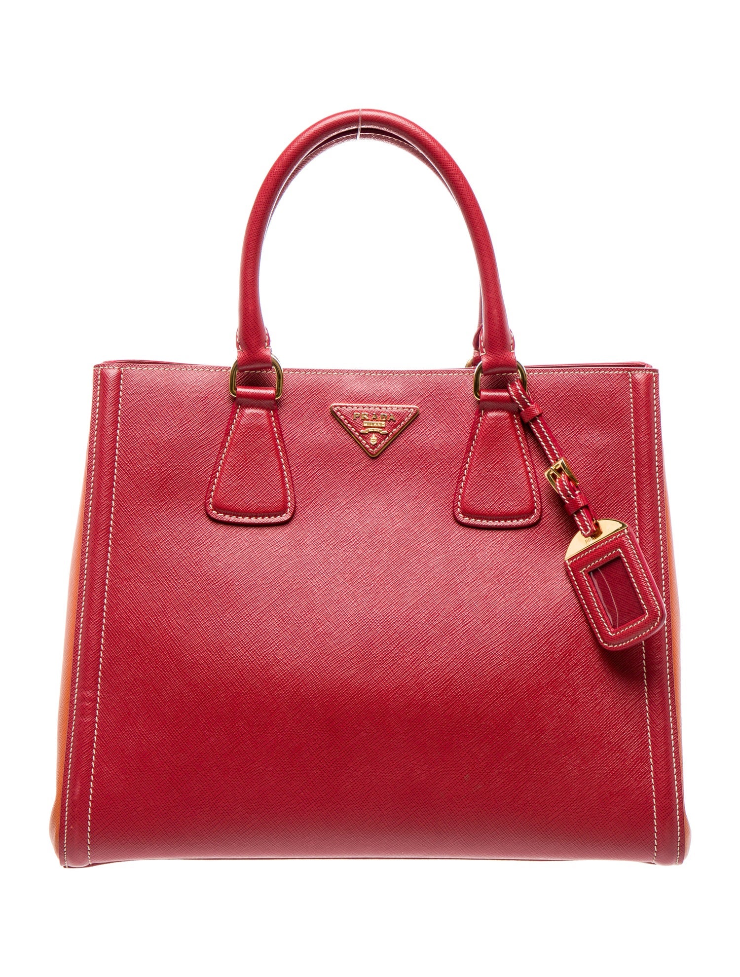 Prada Saffiano Leather Top Handle Bag