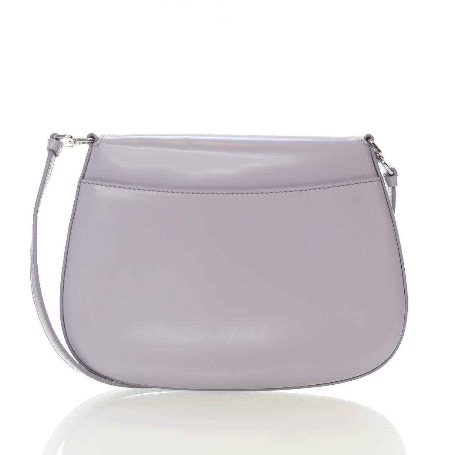 Prada Enameled Metal Triangle Cleo Bag