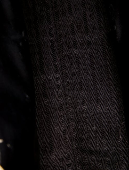 Prada Vitello Daino Leather Monochrome Small Saffiano Leather Black Bag