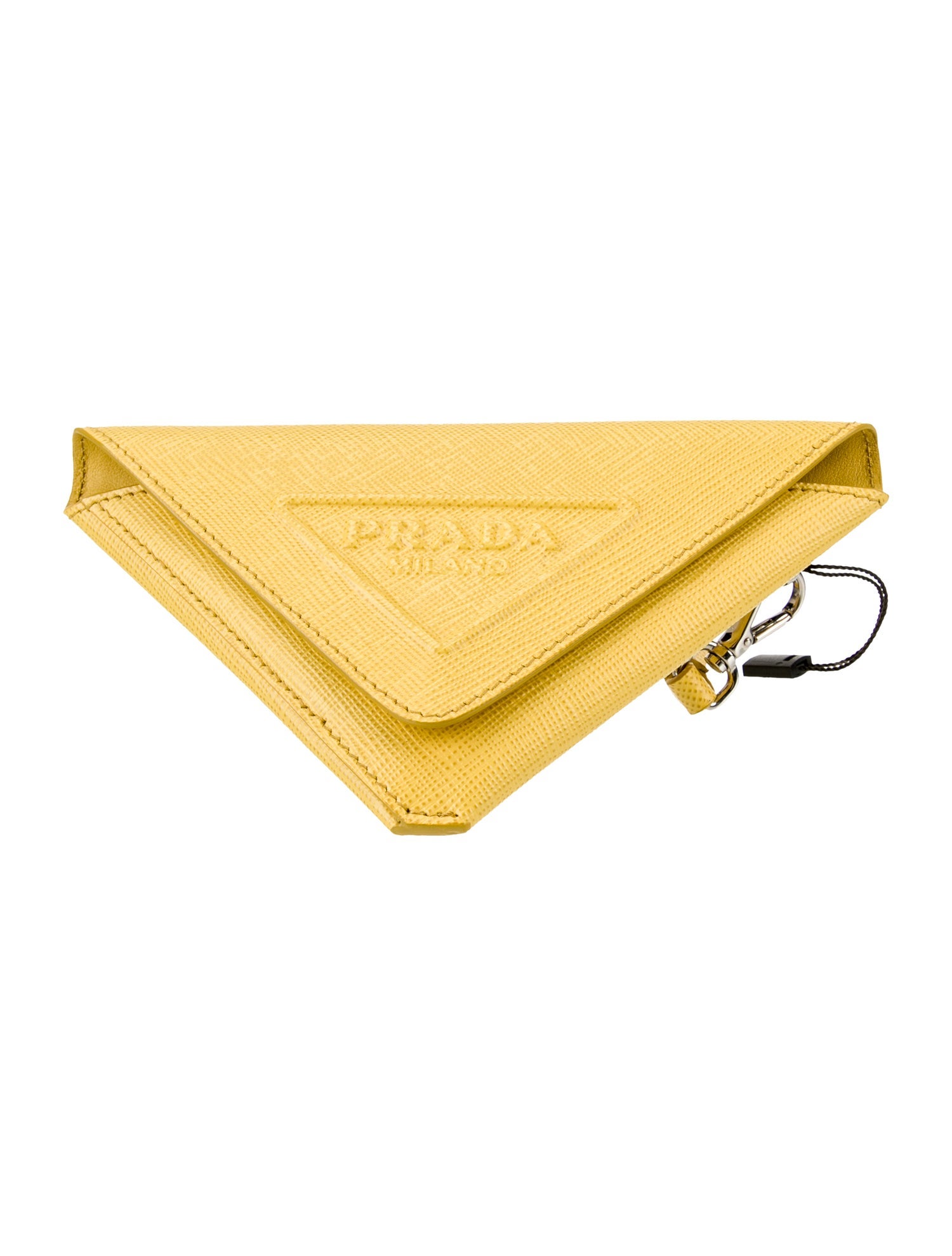 Prada Saffiano Leather Triangle Bag Charm
