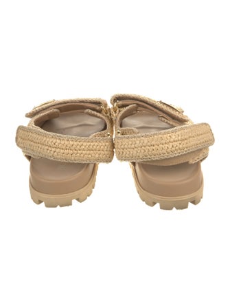 Prada Raffia Espadrilles