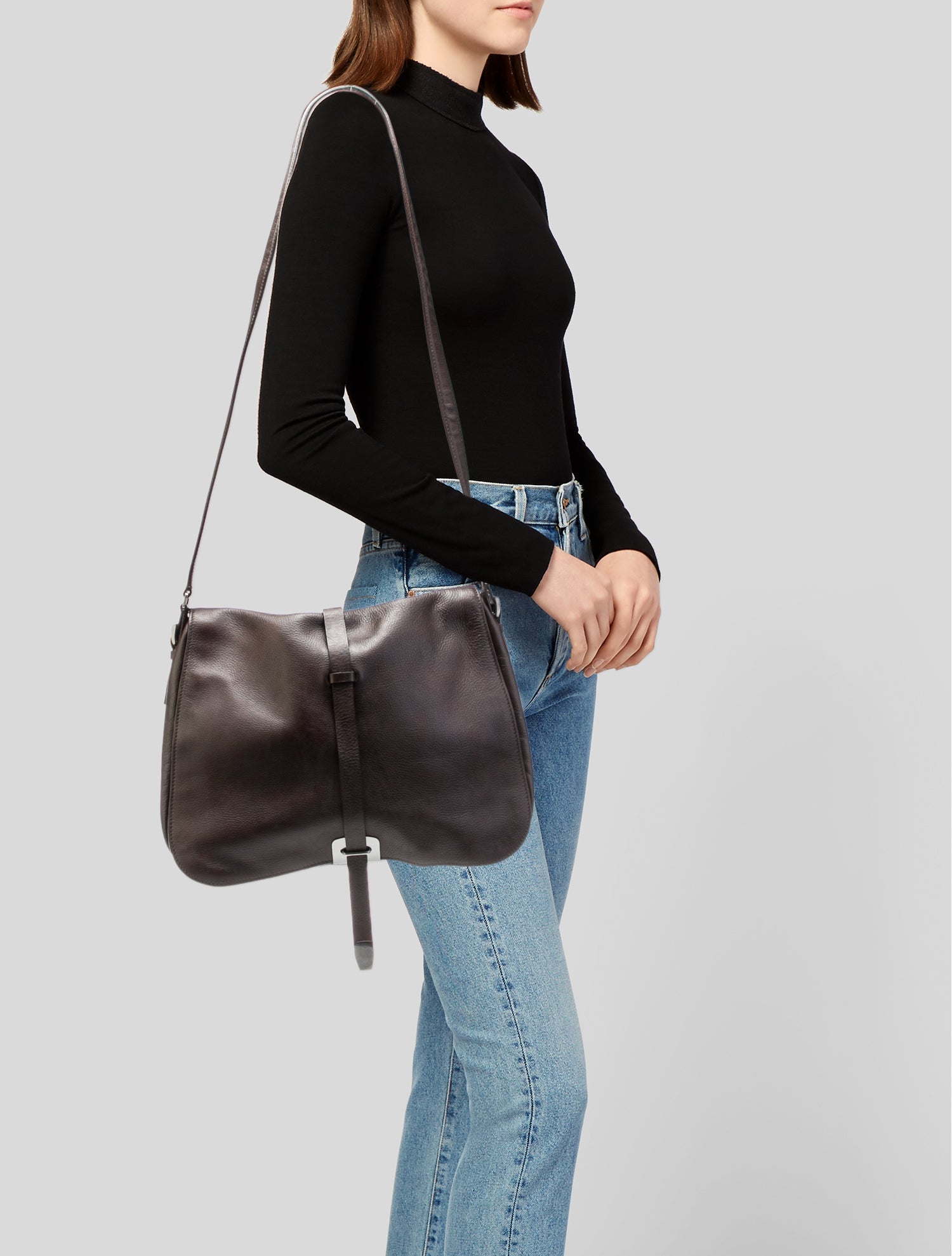 Prada Vitello Daino Leather Crossbody Bag