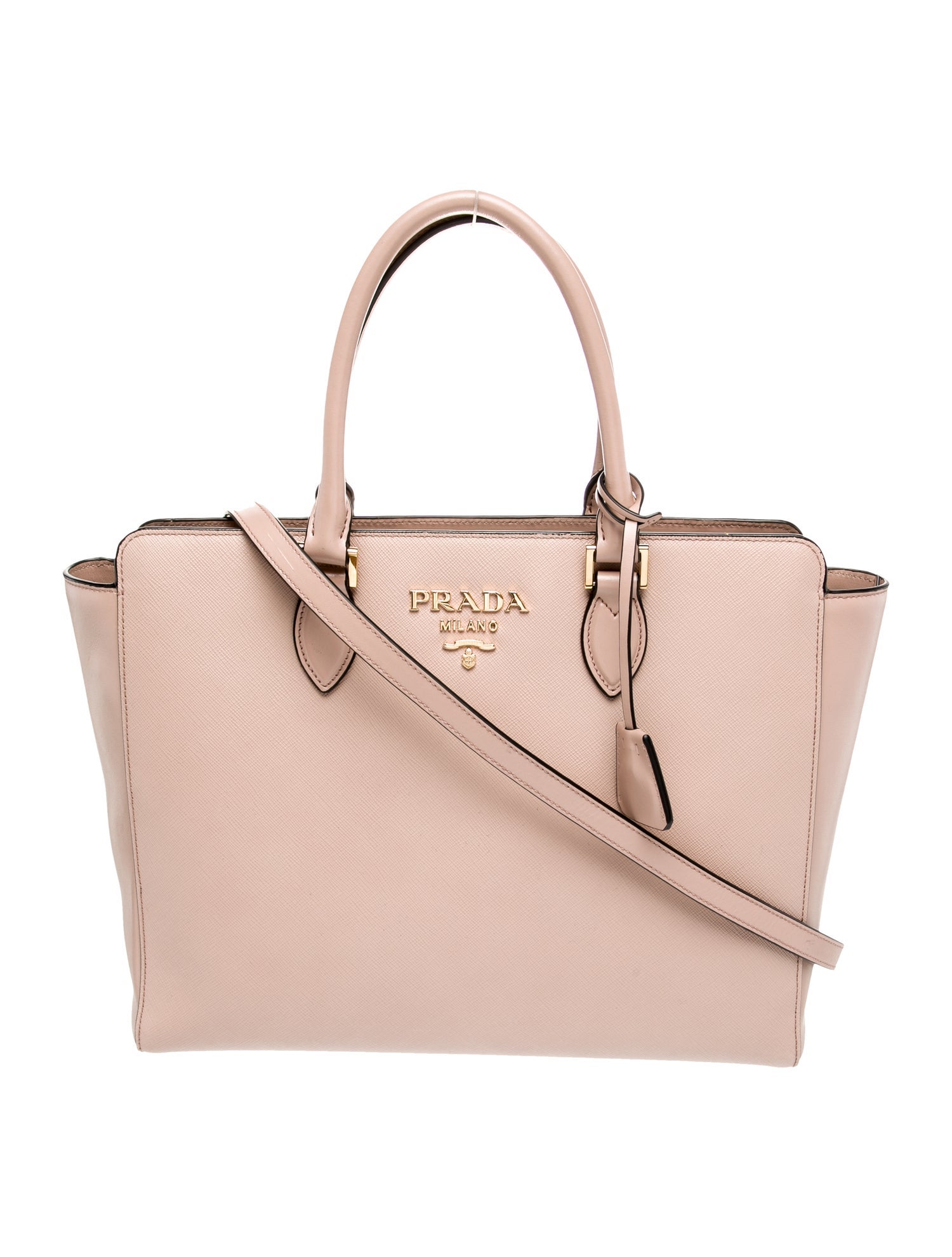 Prada Saffiano Leather Saffiano Double Handle Shoulder bag