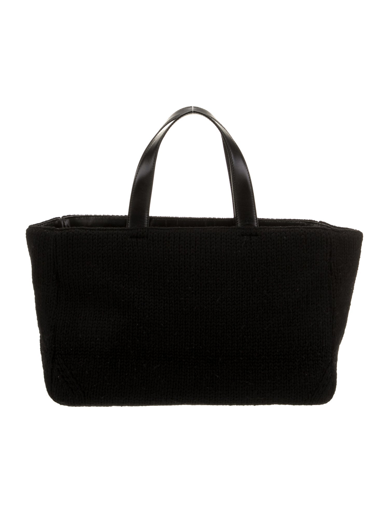 Prada Enameled Metal Triangle Maglia