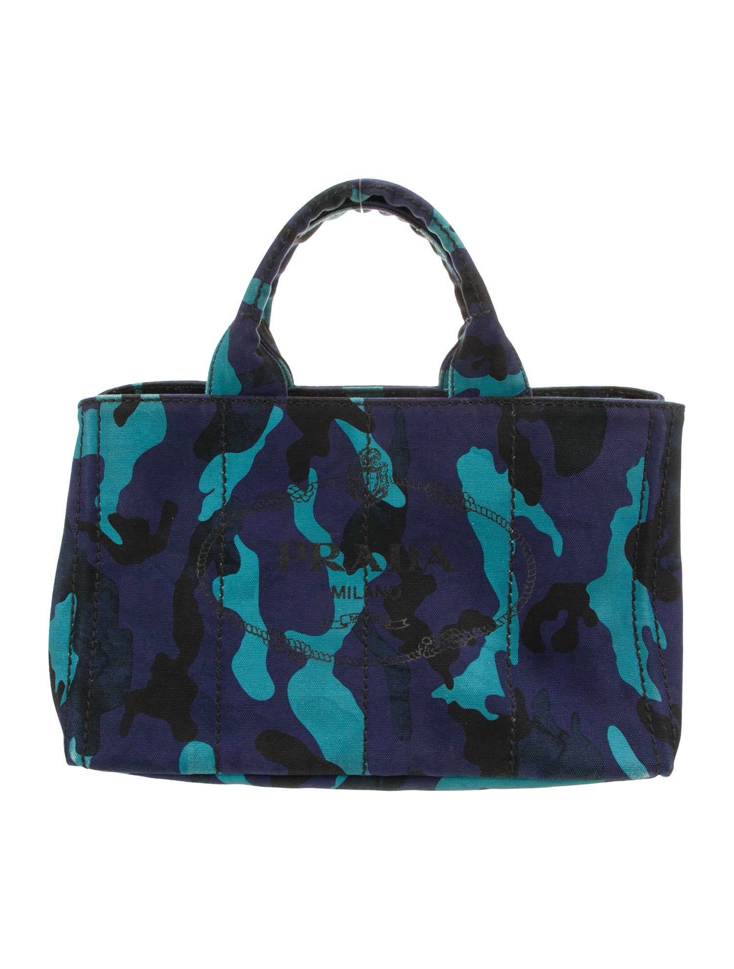 Prada Canvas Canapa Tote Medium