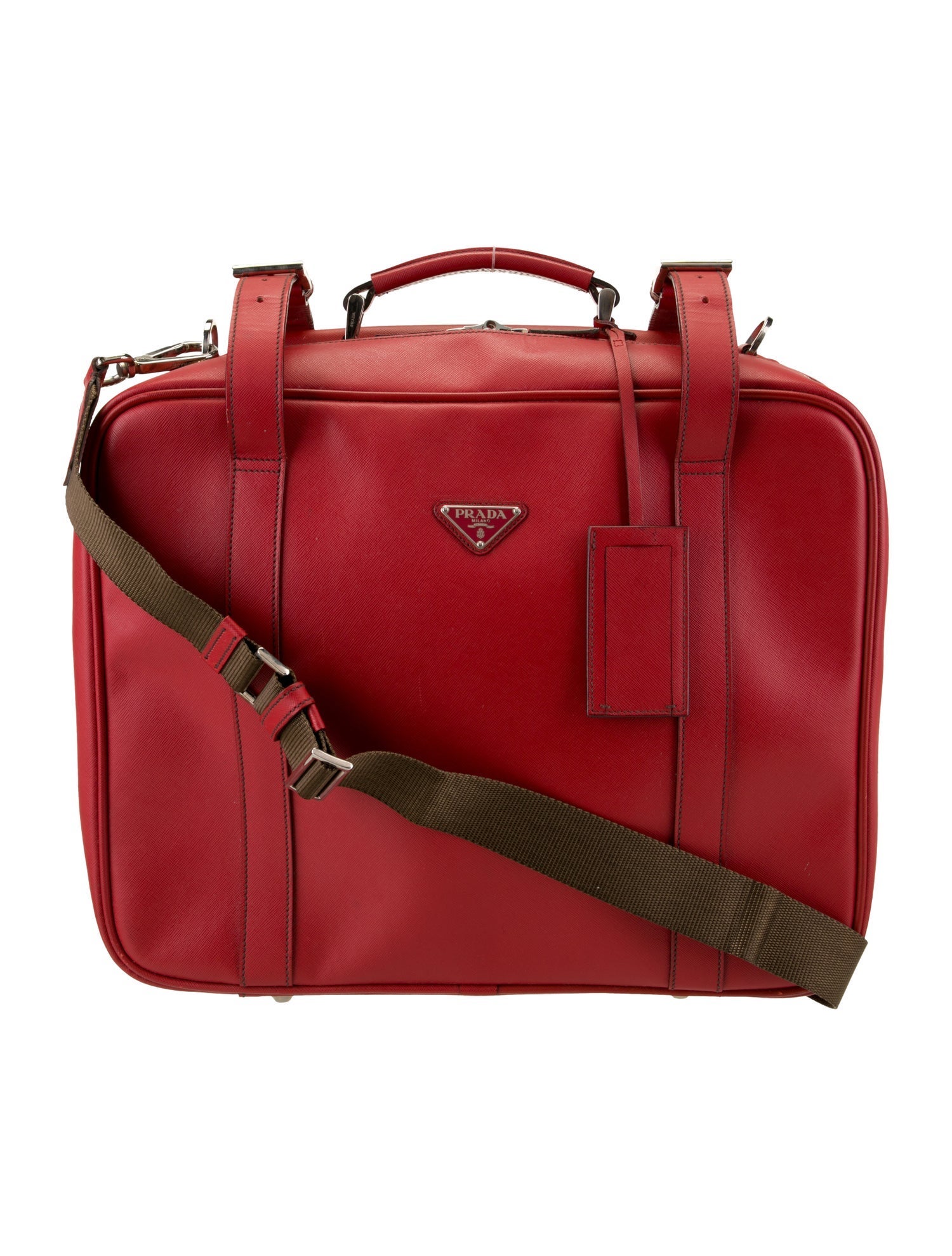 Prada Saffiano Lux Leather Crossbody Bag