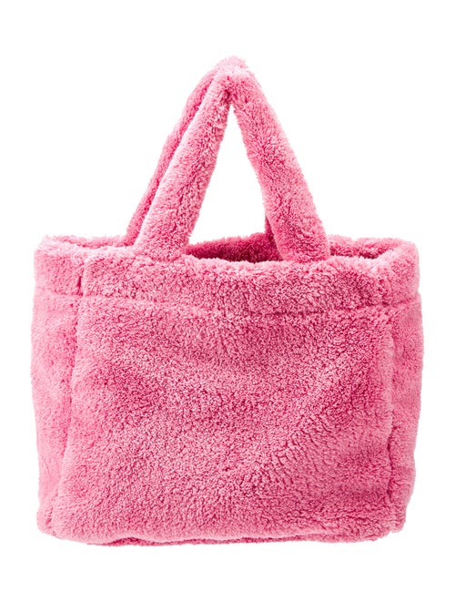 Prada Enameled Metal Triangle Tote