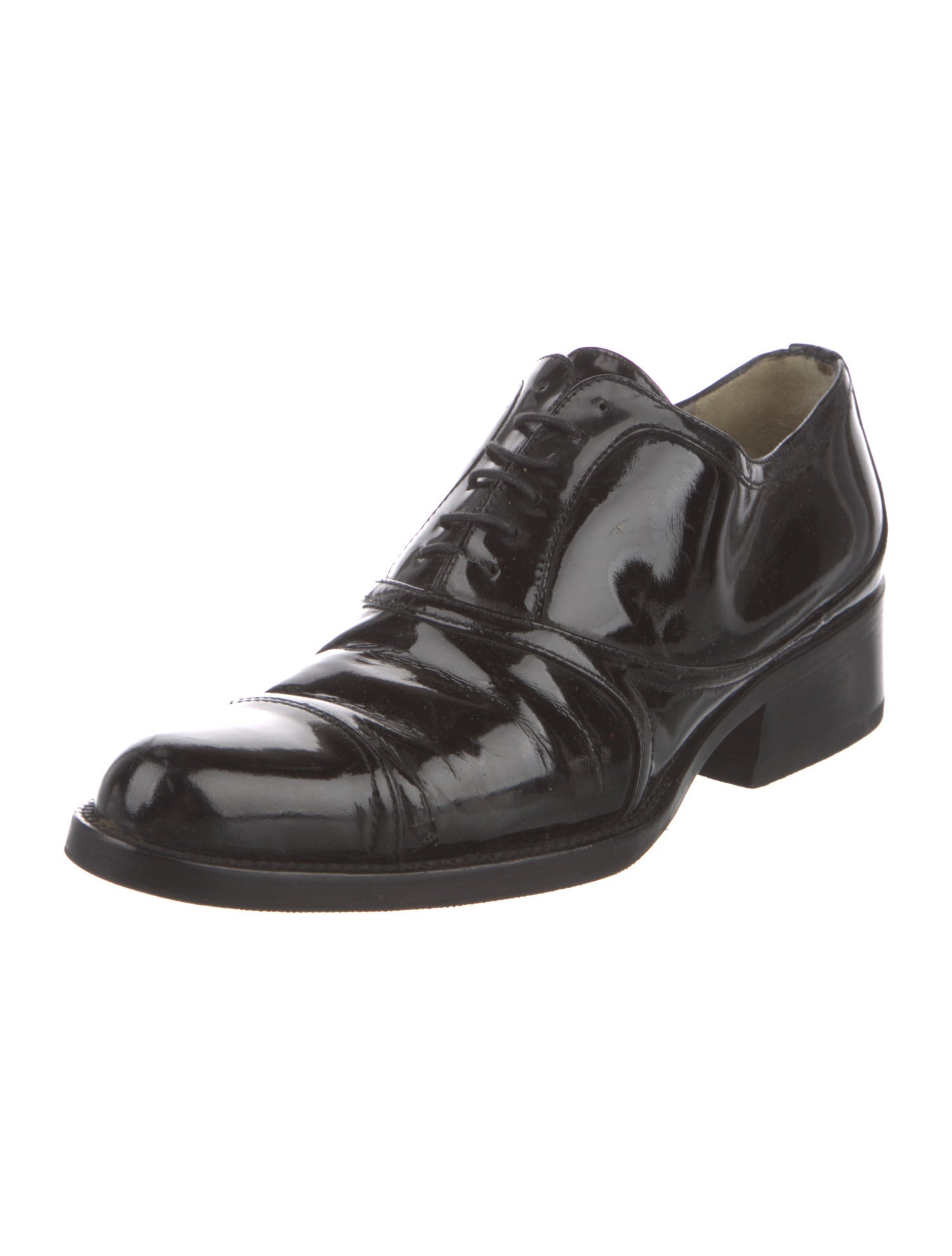 Prada Patent Leather Oxfords