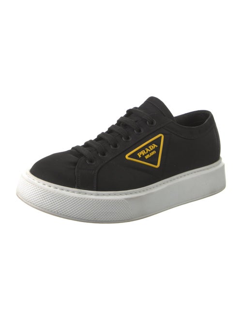 Prada Nylon Graphic Print Sneakers