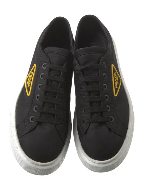 Prada Nylon Graphic Print Sneakers