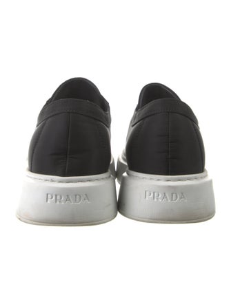 Prada Nylon Graphic Print Sneakers