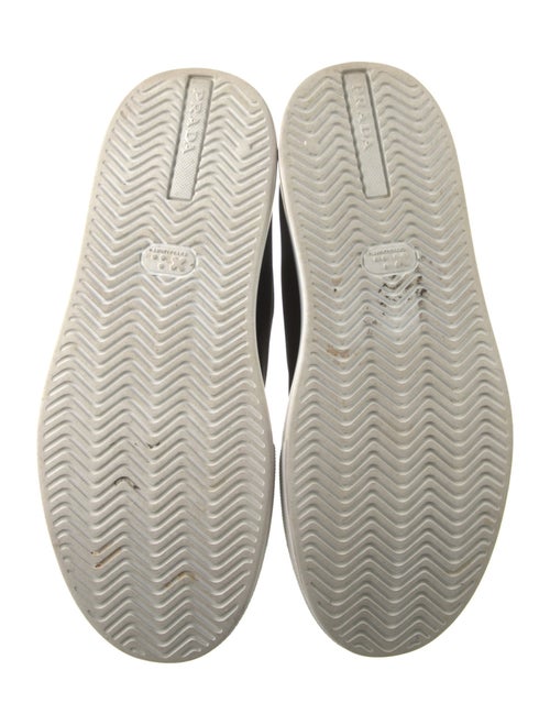 Prada Nylon Graphic Print Sneakers