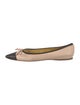 Prada Leather Colorblock Pattern Ballet Flats